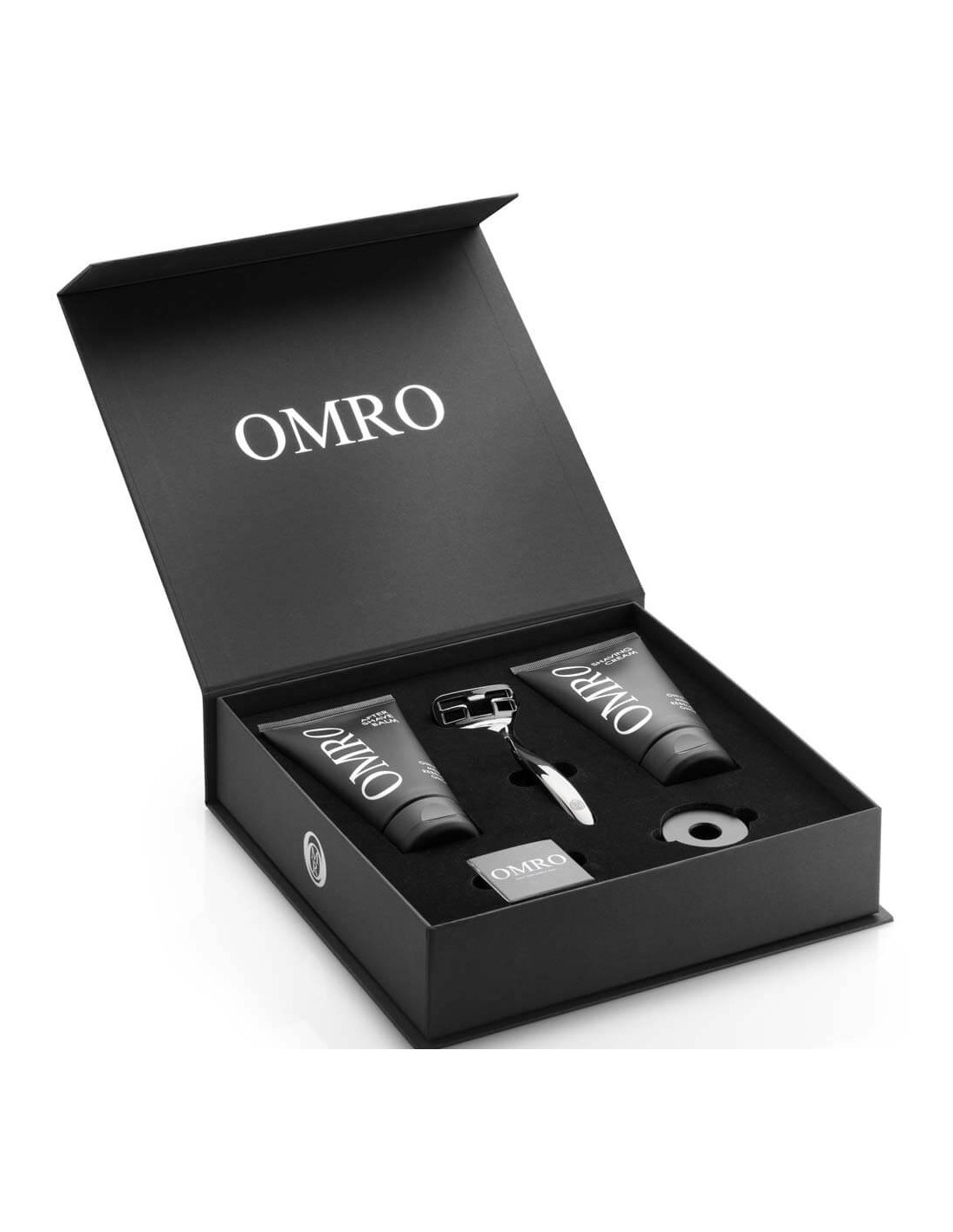OMRO SHAVE elegant, high quality SHAVING, RAZOR SET gift for men
