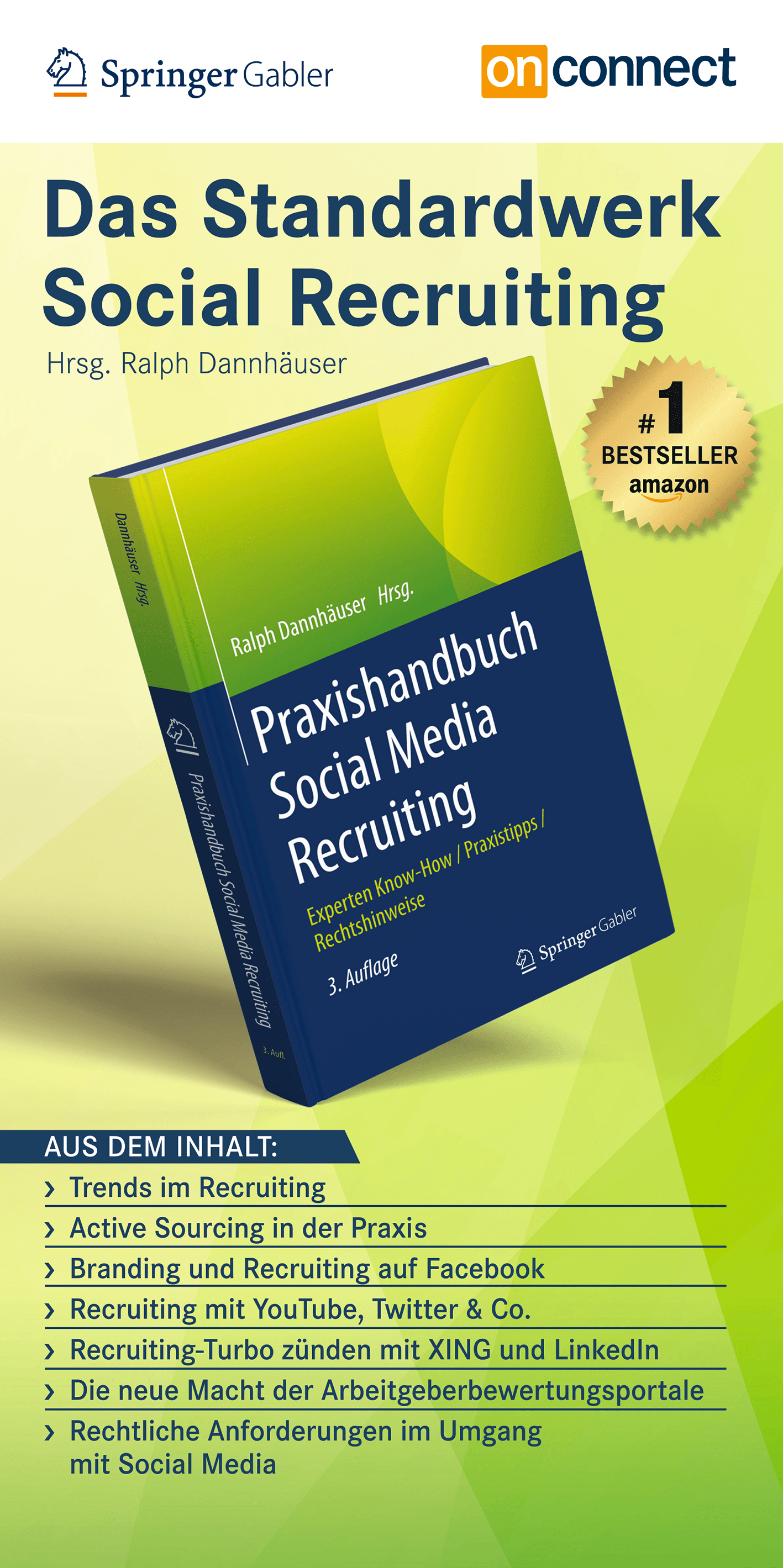 Besteseller Praxishandbuch Social Media Recruiting onconnect