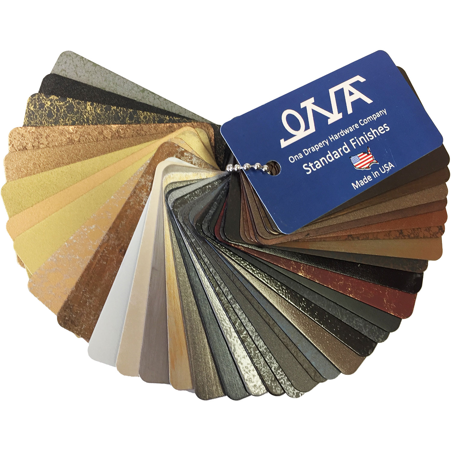 Standard Finish Set • Ona Drapery Hardware