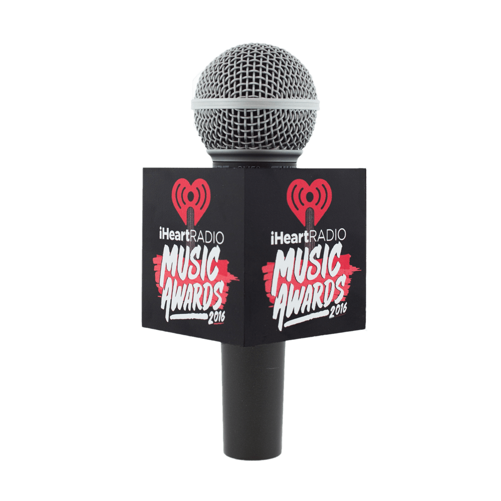 2.50" x 2.50" Cube Mic Flag On Air Mic Flags