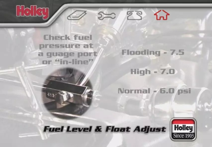 How to Adjust the Fuel Level and Floats on a Holley FourBarrel