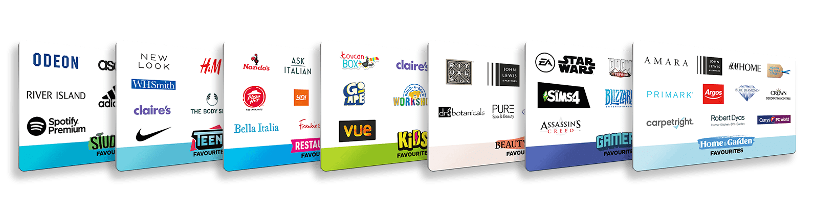One4all MultiStore Gift Cards Thousands of choices with one gift card