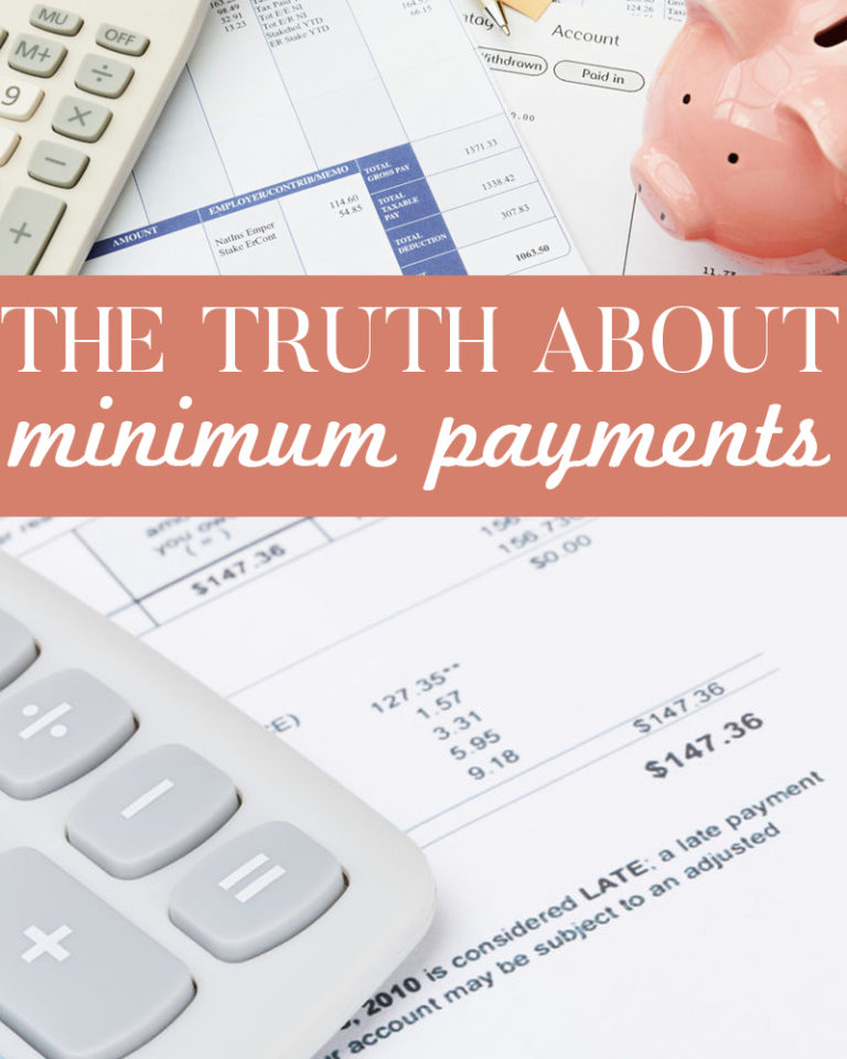 The truth behind minimum payments! » One Beautiful Home