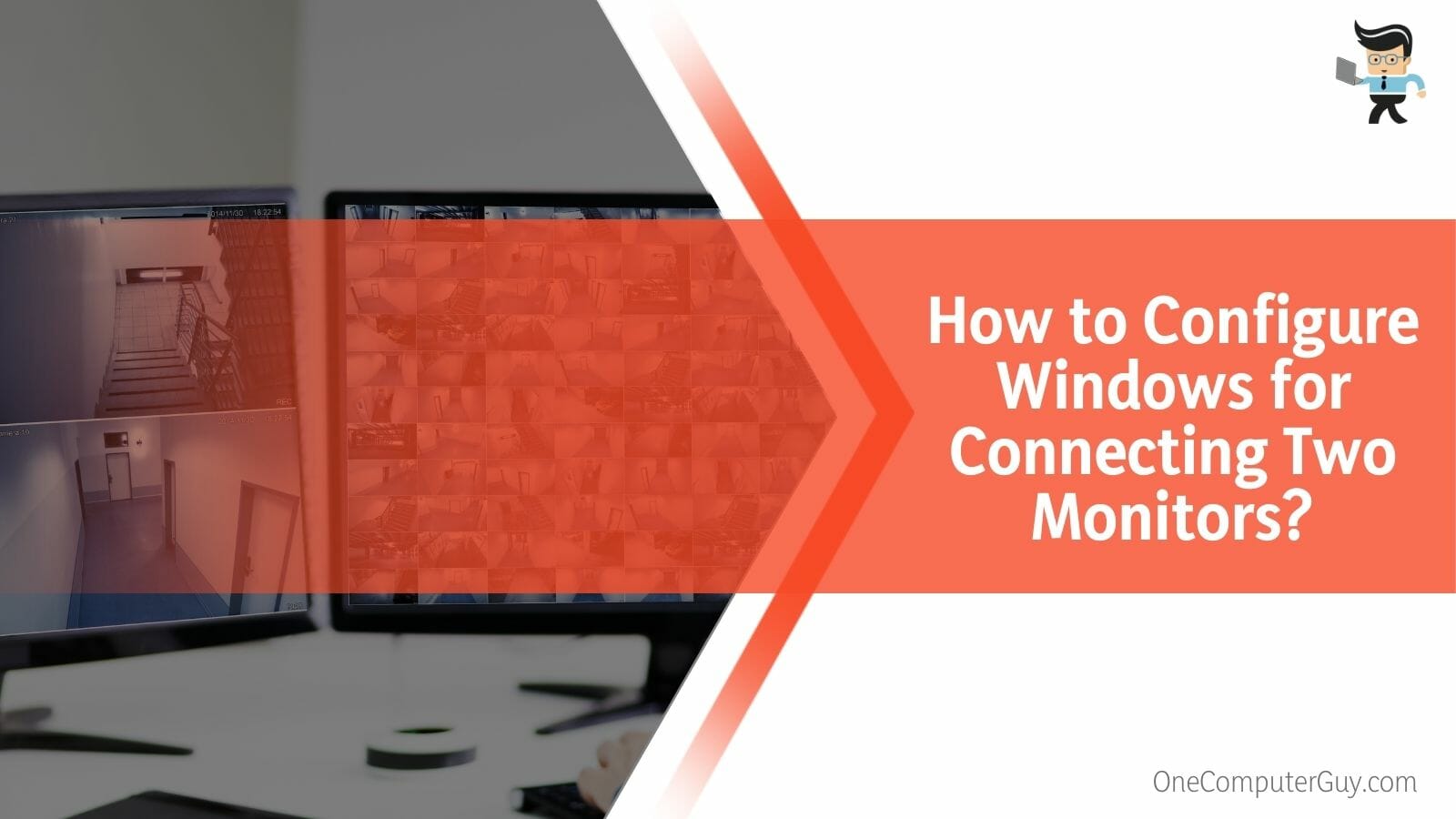 How to Connect Two Monitors to One Computer With One VGA Port