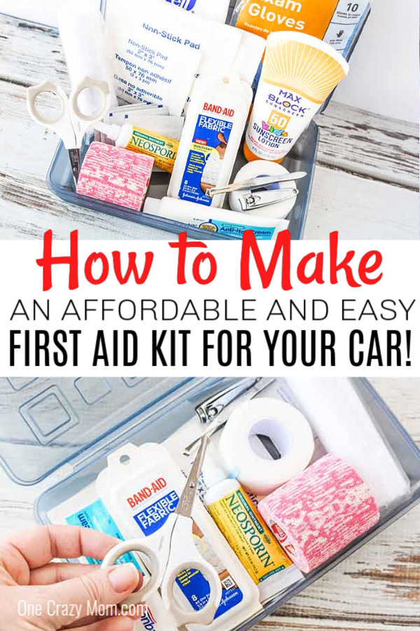 How to make first aid kit for your car frugal travel first aid kit
