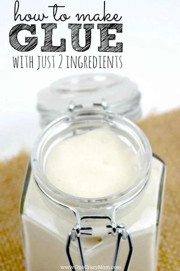 How to Make Glue Only 2 Ingredients for Homemade Glue!