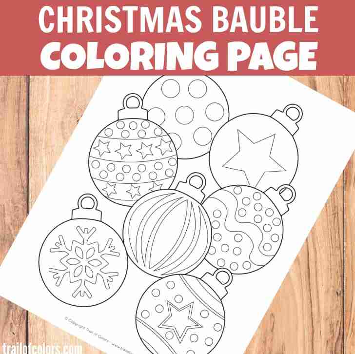 Elaborate Christmas Coloring Pages