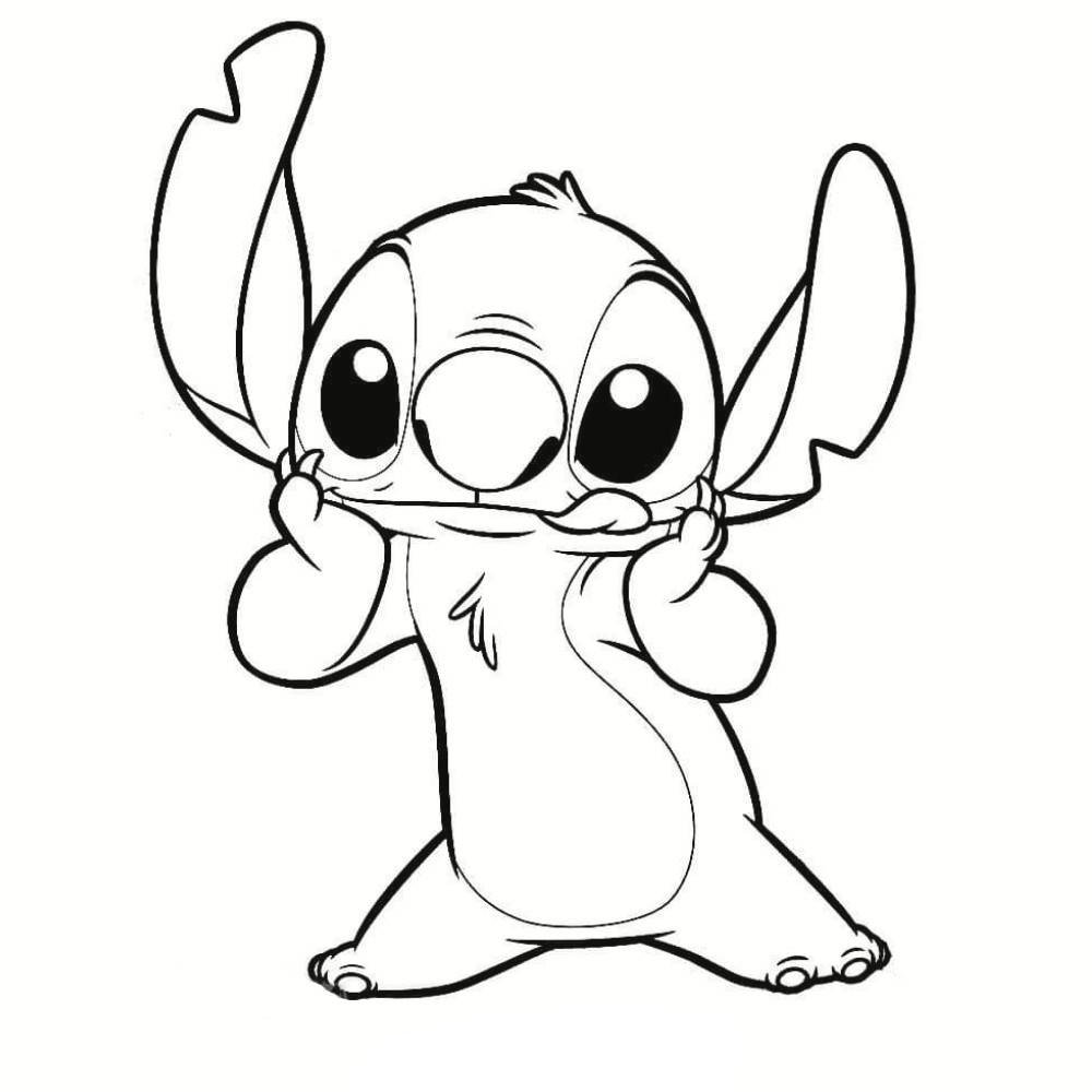 Stitch Coloring Pages (Printable)