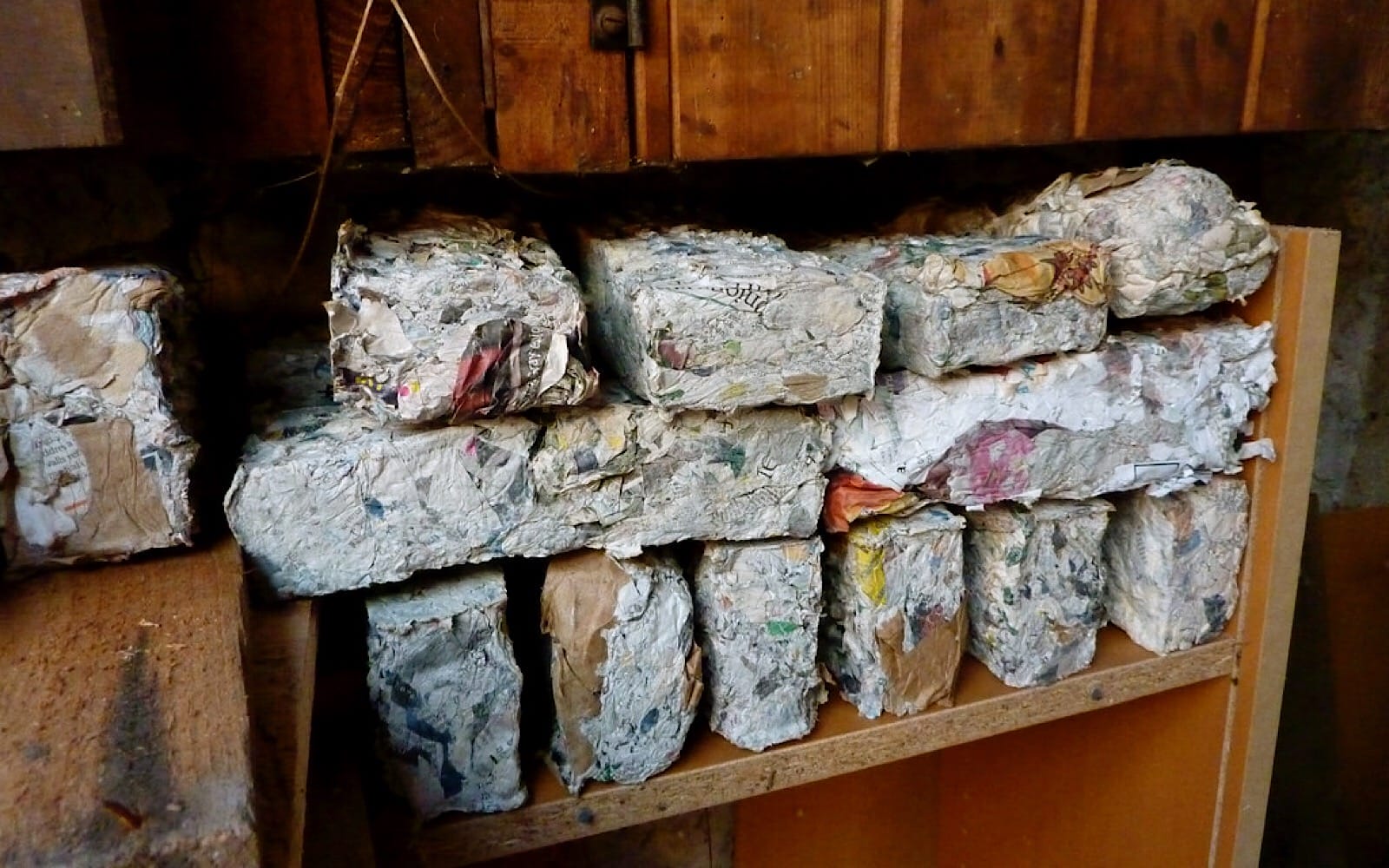 Diy Newspaper Fire Logs