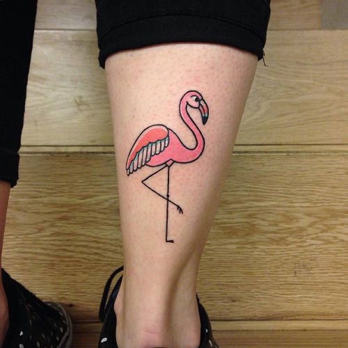 30+ Geweldige Flamingo Tattoos (En De Betekenis) - One Hand In My Pocket 500_x_500_jpg