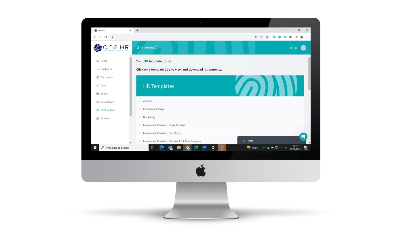 HR Templates oneHR oneHR