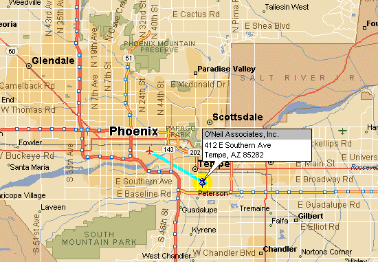 Downtown Phoenix Zip Code O'Neil Associates Find Us