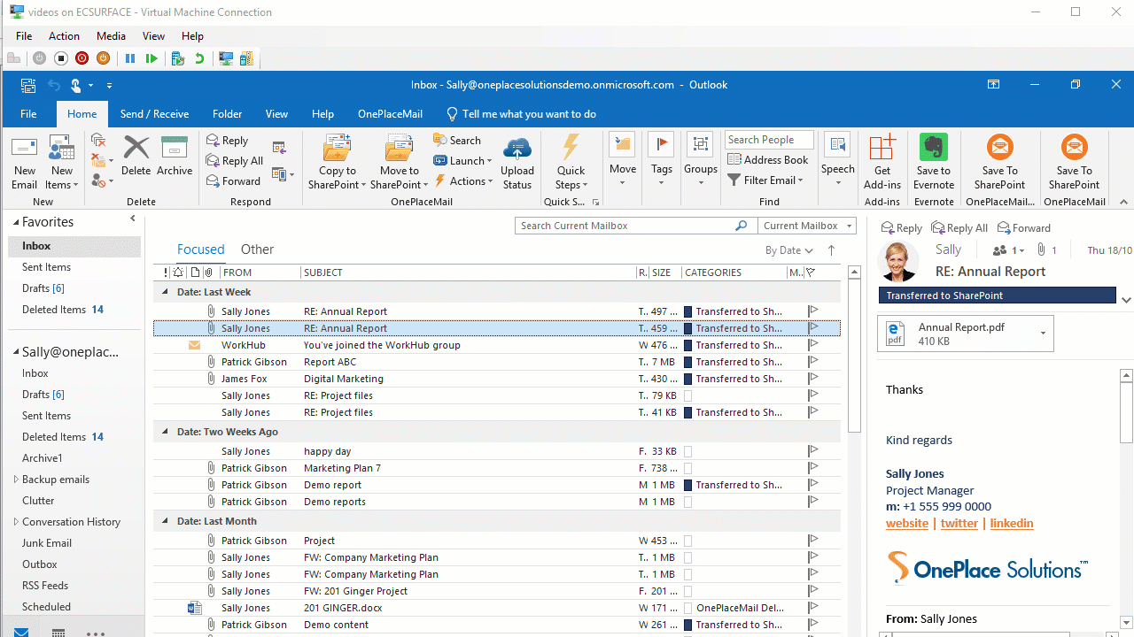 Three ways to save an email from Outlook to SharePoint Email