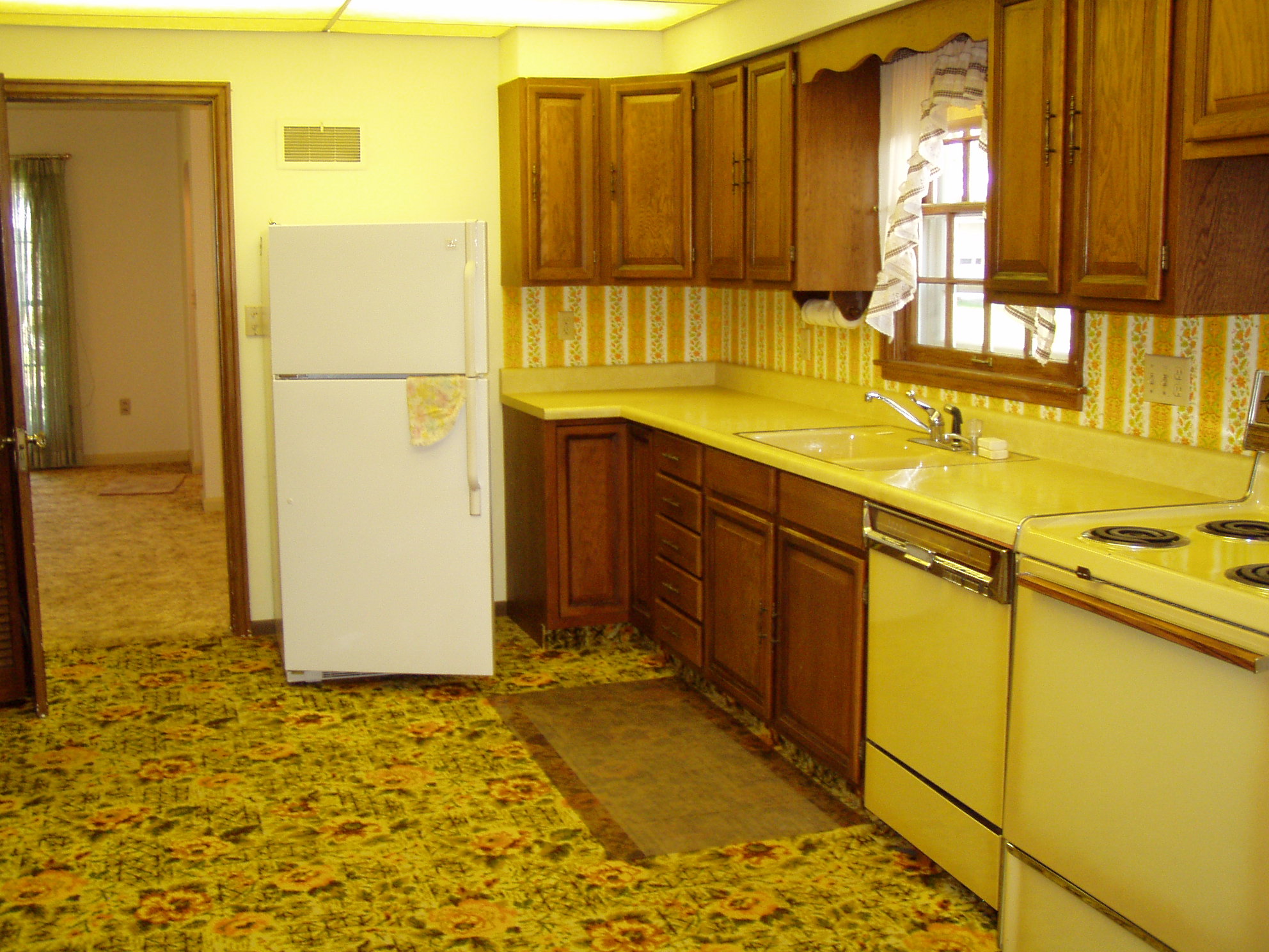 Before and After 1970s Kitchen Update by Carol