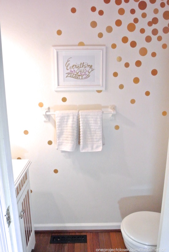 Bathroom Makeover with ConTact Paper