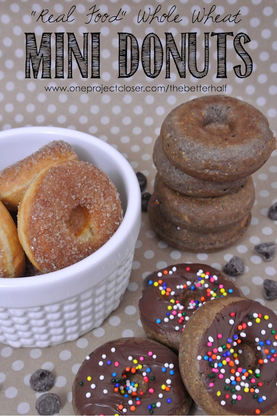Super Yummy Whole Wheat Mini Donuts