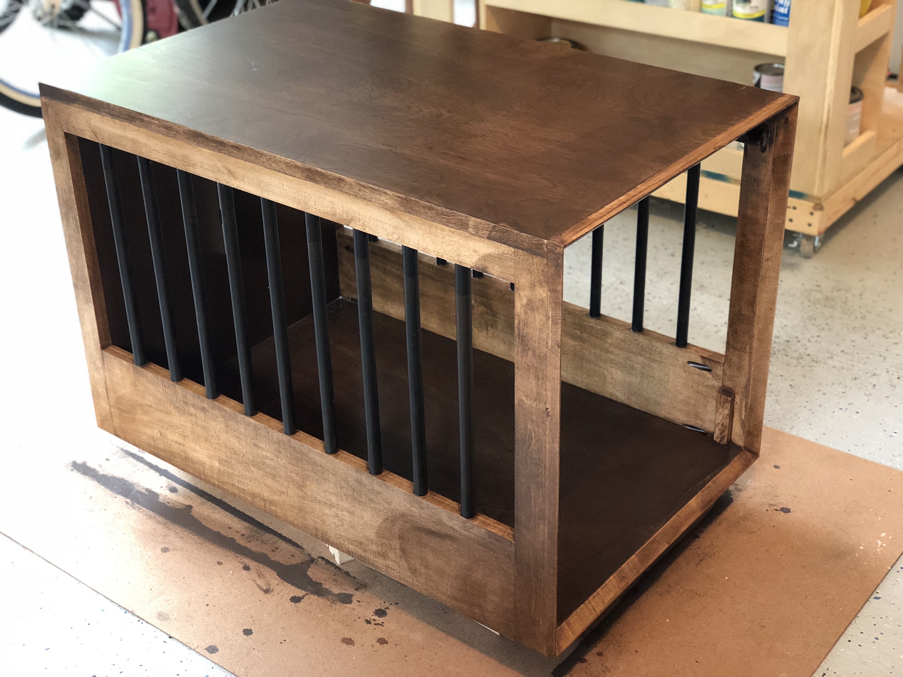 How to Build a Dog Crate That Doubles as an EndTable (Picture Tutorial)