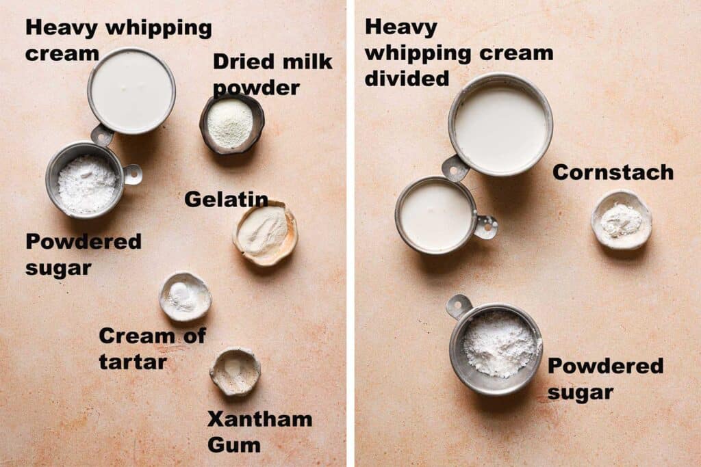 how to stabilize whipped cream recipe, six easy ways