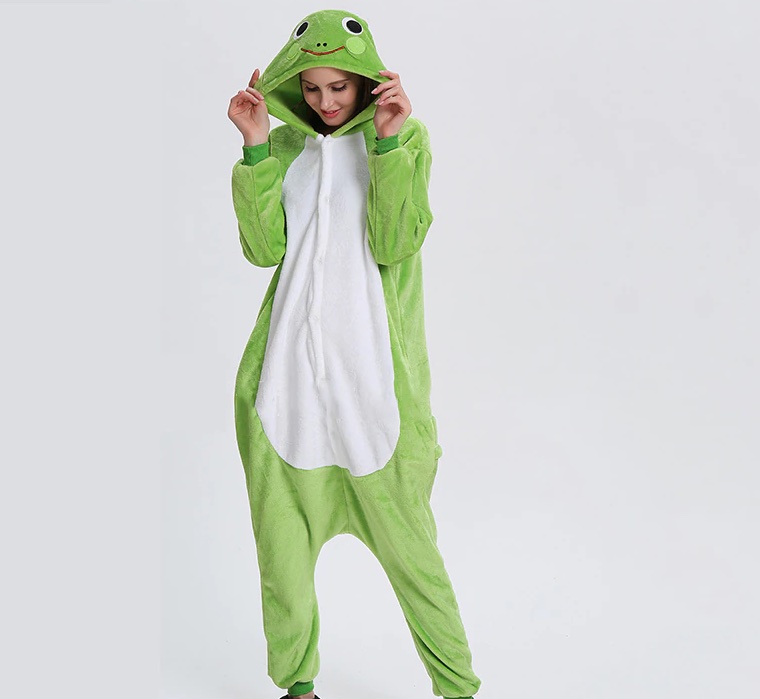 Frog Adult Onesie Onesie Love Unisex Adult and Kids Animal Onesies