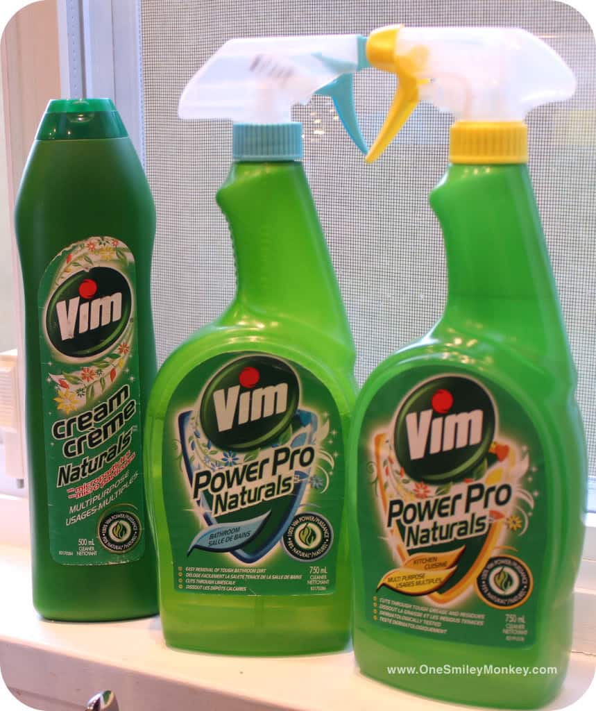 Vim PowerPro Naturals Household cleaning solutions