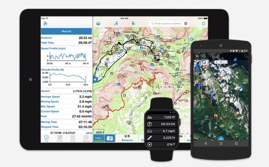 The Top Hiking GPS Apps for iPhone and Android One Step Then Another