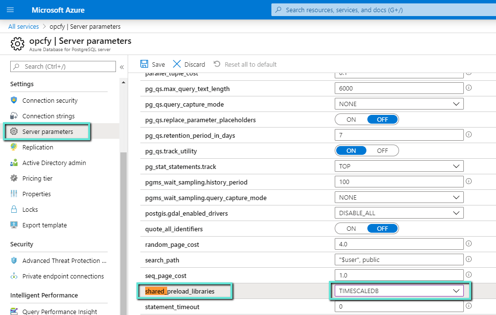 TimeSeries Databases — ogamma Visual Logger for OPC 4.0.0 documentation