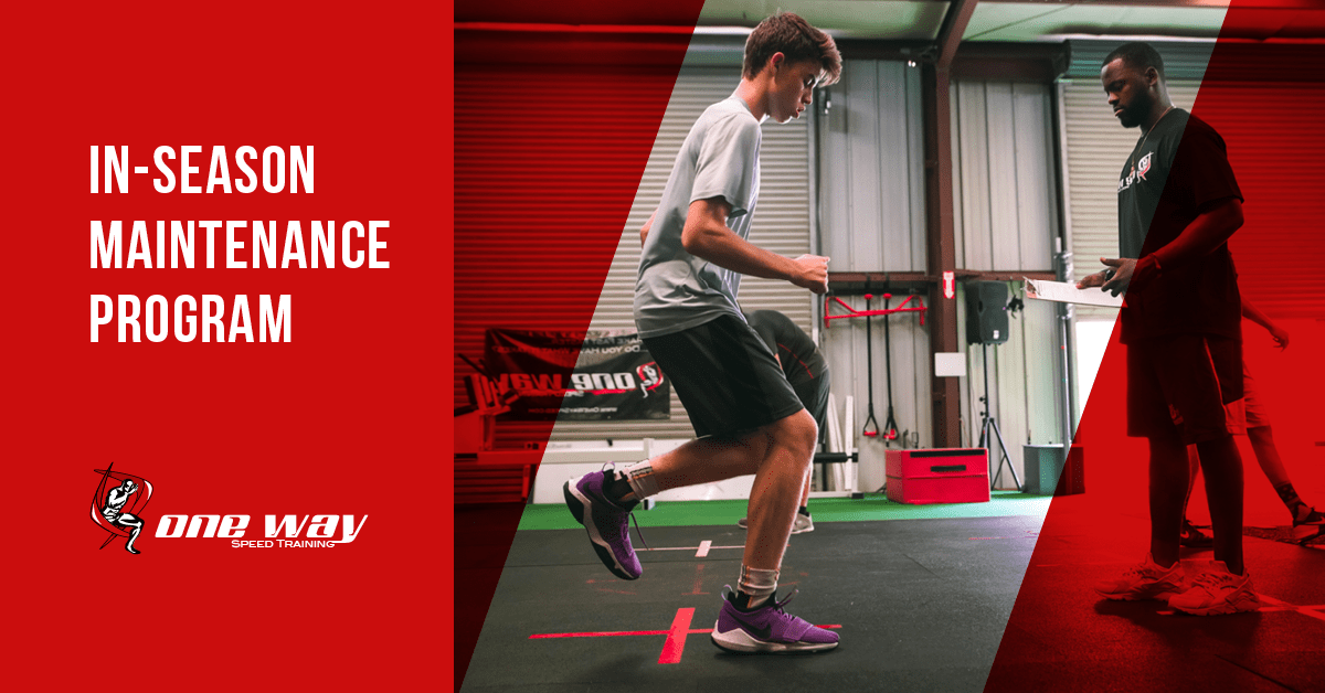 InSeason Maintenance Program One Way Speed Training