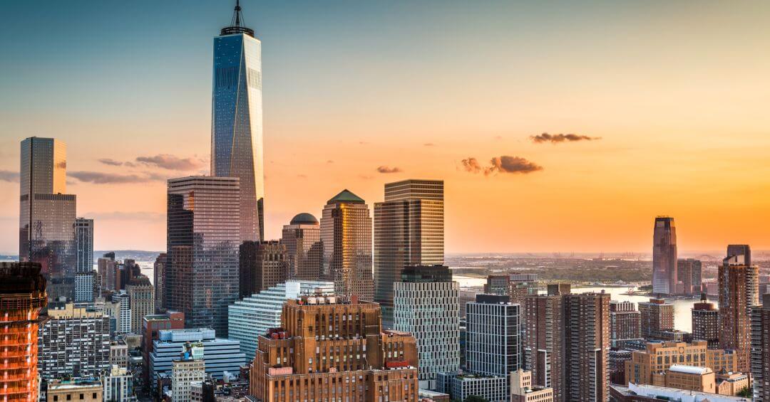New York City Skyline Views at One World Observatory NYC