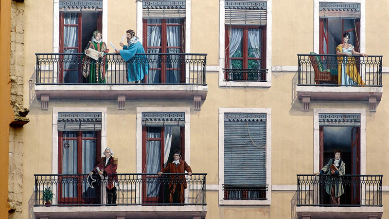 Stunning Examples of Trompe l'Oeil Murals