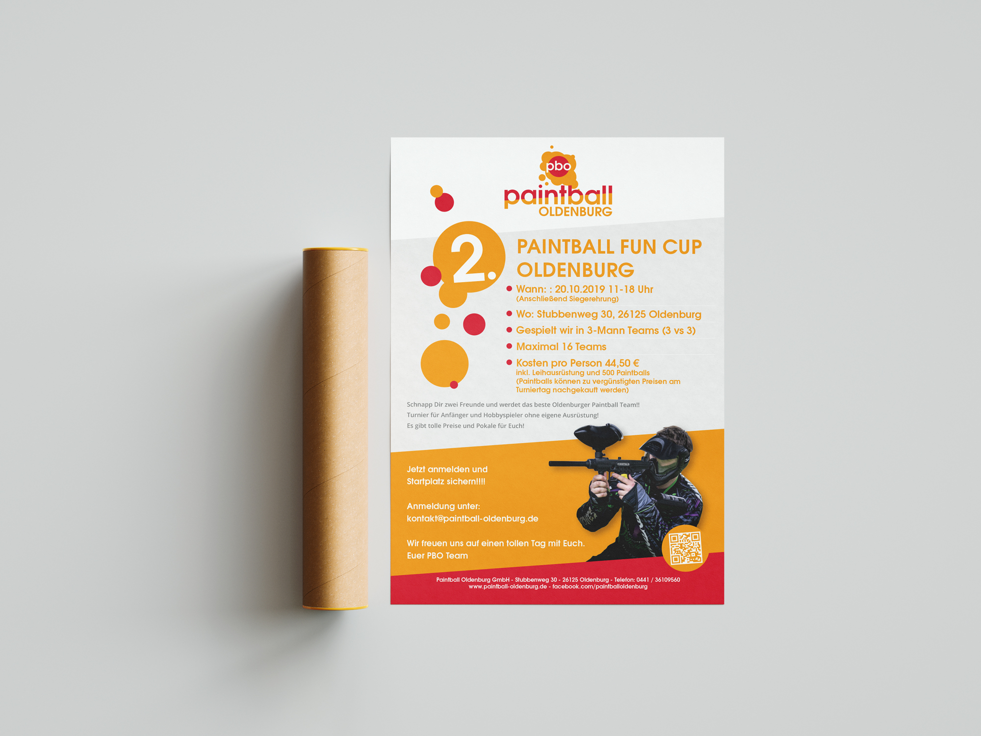 Projekt Paintball Oldenburg // Referenz onitec Werbeagentur