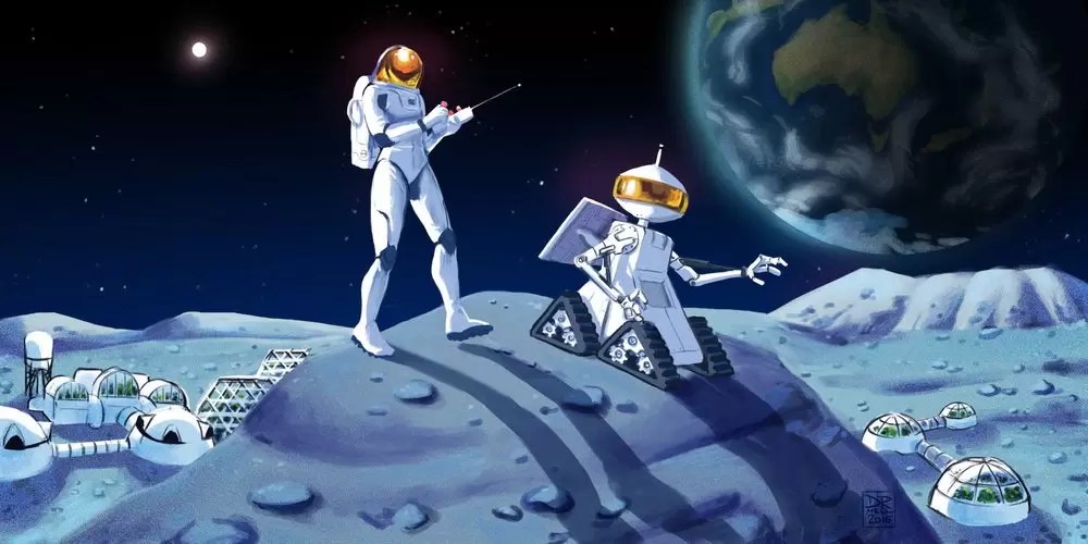 Importance and uses of robots in space, Robotic spacecraft and Space