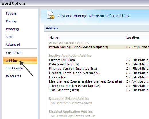 How to Disable Outlook Add-ins For Troubleshooting