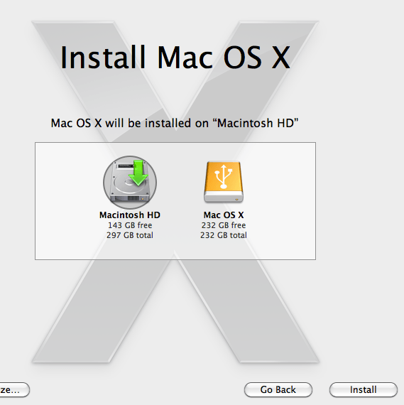 Install, Boot, and Run Mac OS X From an External Hard Drive
