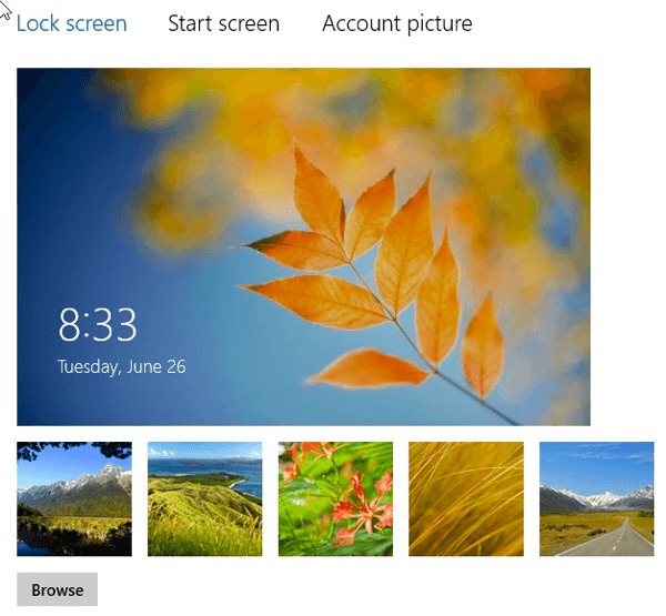 TricksTipsAll4u Change Lock Screen Image in Windows 8