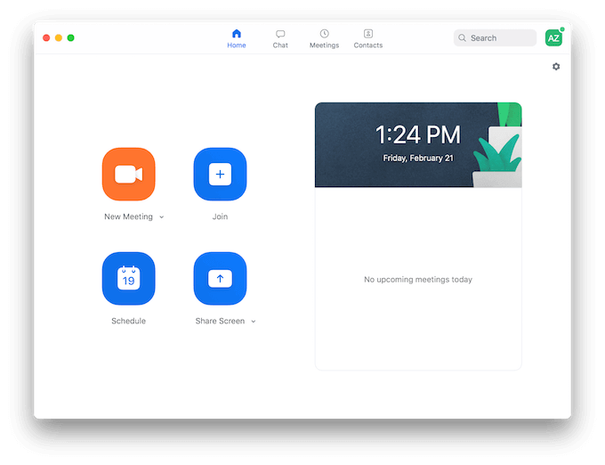 Start a test zoom meeting plegreat