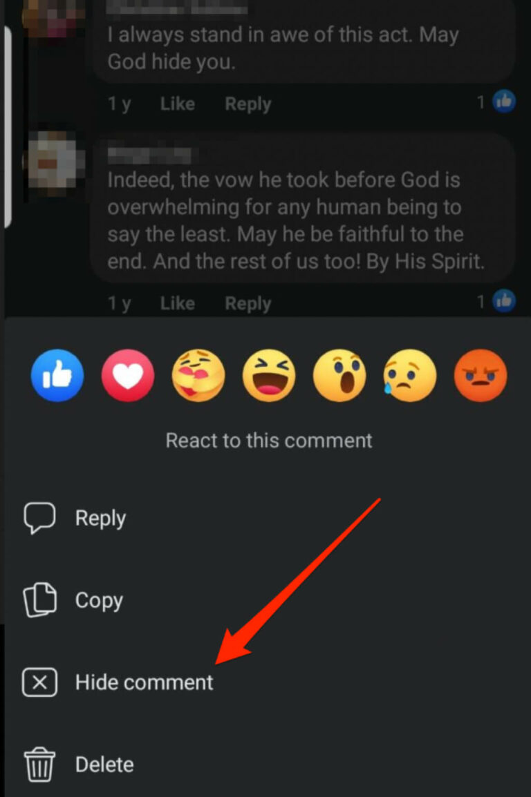 How to Hide a Comment on Facebook and What Happens If You Do