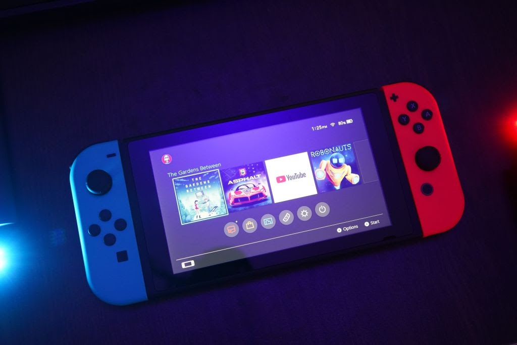 Nintendo Switch как установить игры