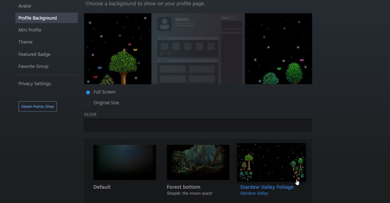 How to Change Your Profile Background on Steam