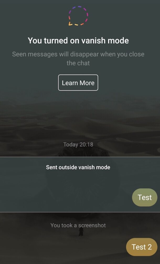 What Is Vanish Mode on Instagram and How to Use It