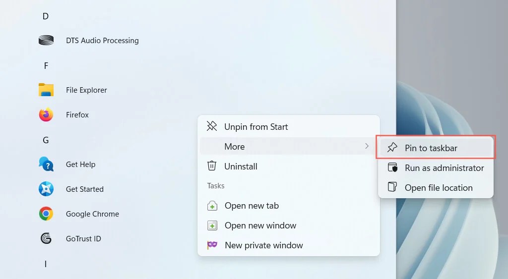 How to Add Shortcuts to the Windows Taskbar