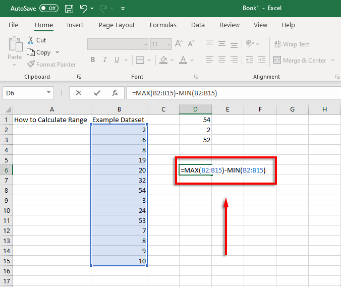 How To Find And Calculate Range In Excel onlineguys