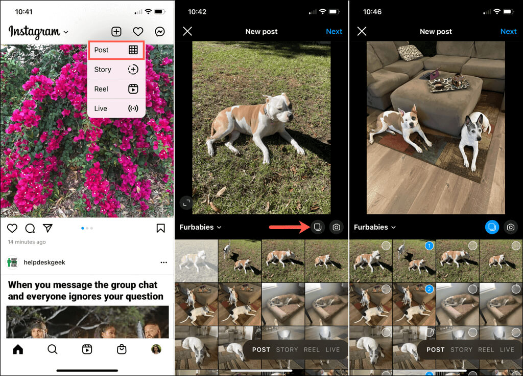 How To Post Multiple Photos On Instagram