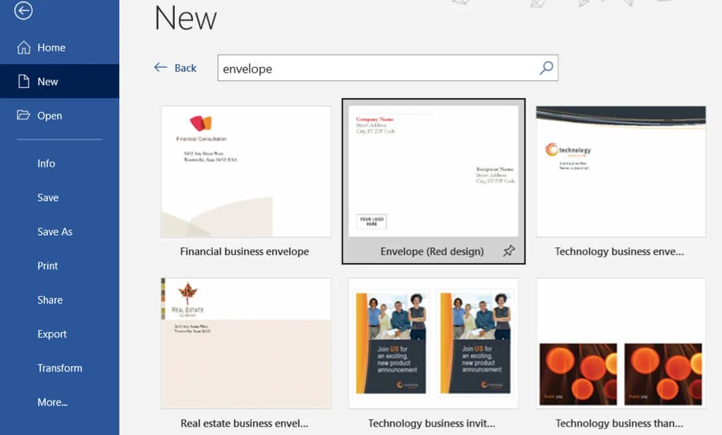How To Print On An Envelope In Microsoft Word