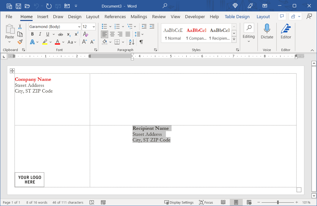 How To Print On An Envelope In Microsoft Word