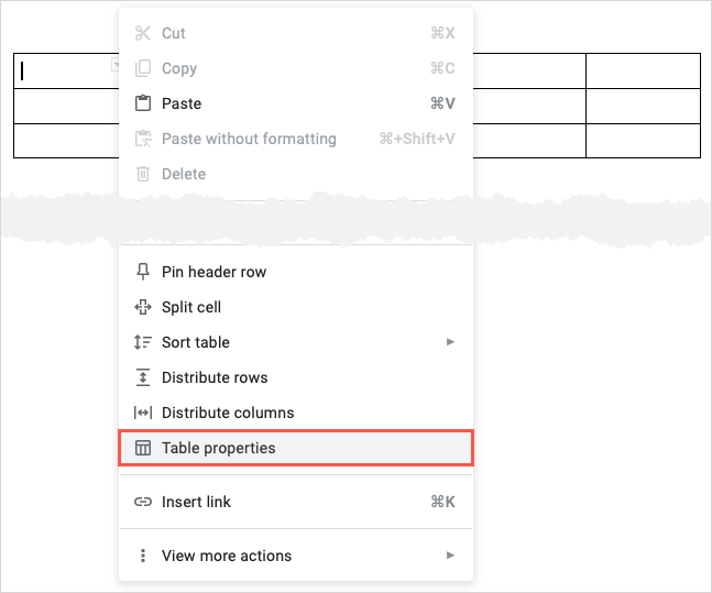 How To Add Edit Sort And Split A Table In Google Docs onlineguys
