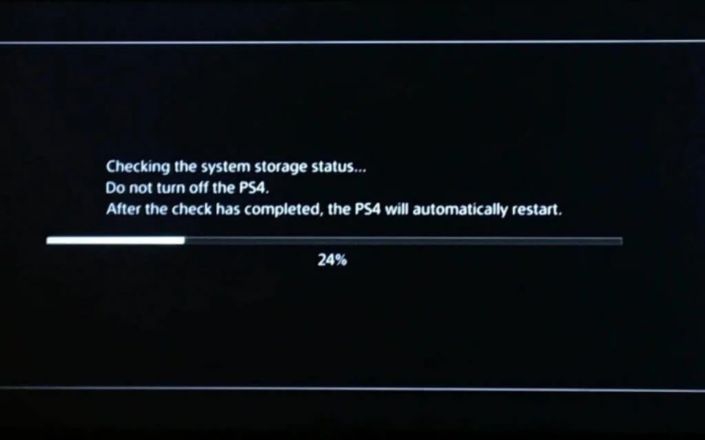 How to Fix PS4 Stuck in “Checking System Storage Status” Boot Loop