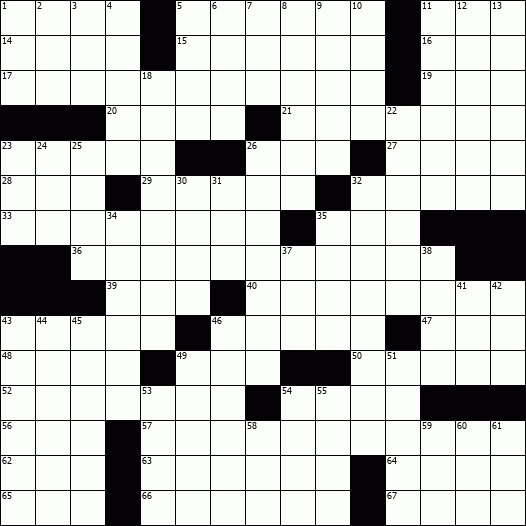 Free Daily Crossword Puzzles