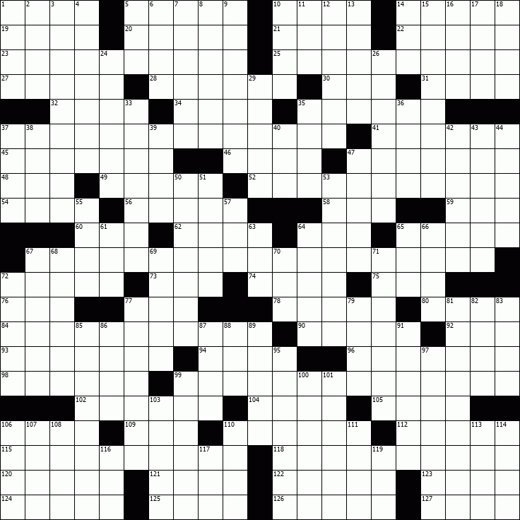 Free Daily Crossword Puzzles