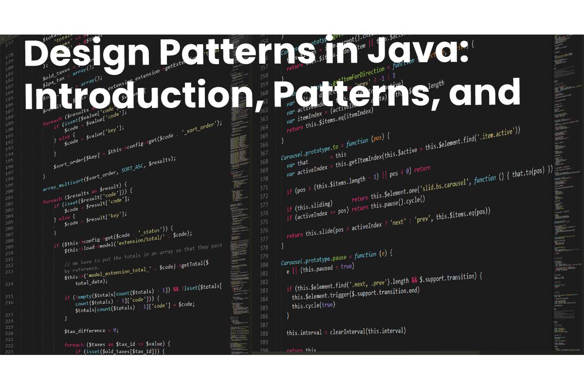 Design Patterns in Java Introduction, Patterns, and Templates
