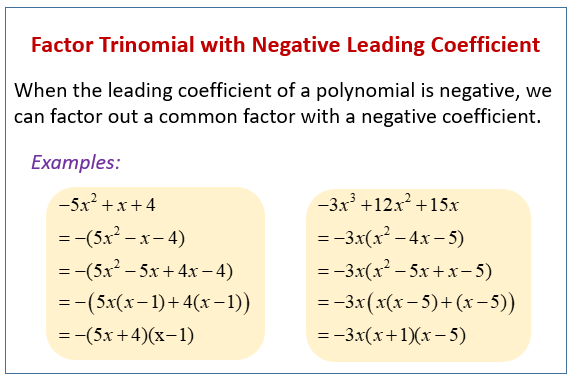 Factoring trinomials worksheet answer key - omahalasopa